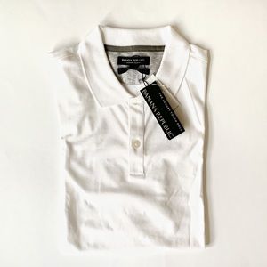 | banana republic • luxury touch polo |